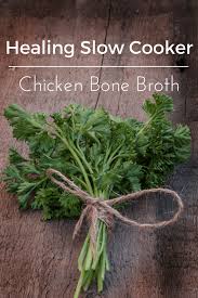 slow cooker en bone broth the