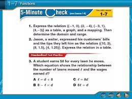Ppt Lesson 1 7 Glencoe Algebra 1