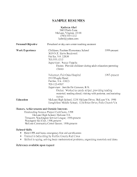 Preschool Assistant Teacher Resume   Best Resume Collection