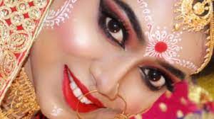 traditional bengali bridal makeup using