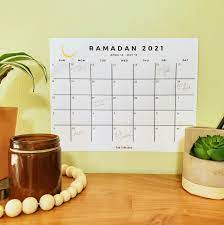 About the 2021 yearly calendar. Printable Ramadan Calendar 2021 Eid Collective
