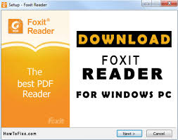 Foxit reader latest version setup for windows 64/32 bit. Download Foxit Pdf Reader Viewer And Creator For Windows Pc Howtofixx