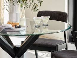 Bella Round Glass Dining Table B2c