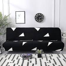Futon Sofa Slipcover Elastic Armless