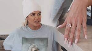 Khloé kardashian and tristan thompson sparked engagement rumors with a ring photo on instagram. Khloe Kardashian Reacts To Being Gifted Diamond Ring From Ex Tristan Thompson Youtube