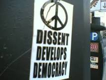What is expression of dissent?