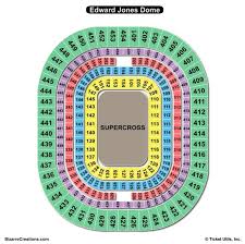 Uncommon Jones Dome Seating Chart Edward Jones Dome Football