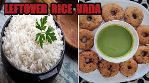 leftover rice recipe crispy rice vada