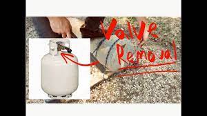 how to remove propane tank valves you
