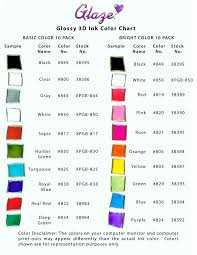 Gelly Roll Pen Colour Chart Color Crafts Sakura Pens Ink
