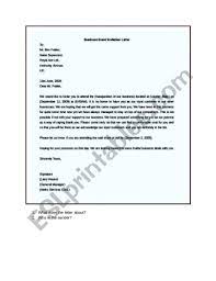 formal invitation esl worksheet by
