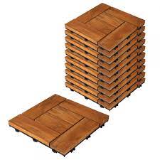 teak wood deck tiles brown til br