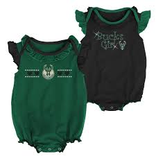 Baby Girl Milwaukee Bucks Homecoming Bodysuit Set Kids