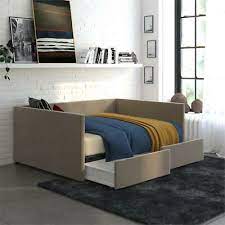 dhp mya upholstered daybed with storage