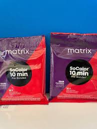 matrix socolor 10 min pre bonded