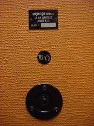 orange 4x12 speaker cabinets vine