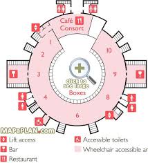 First Floor Grand Tier Boxes Level Map Royal Albert Hall