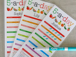 Healthy Eating Chart For Kids 5 A Day Printable Charts