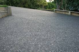 exposed aggregate concrete driveways
