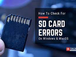how to check sd card for errors on mac