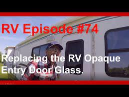 Rv Opaque Entry Door Glass