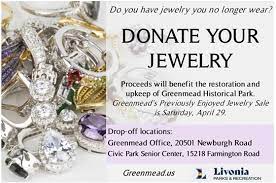 donations of previously enjo jewelry