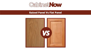 flat panel cabinets vs raised panel