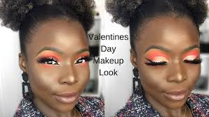 cute valentines day makeup look