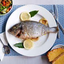oven baked fish with herbs and lemon