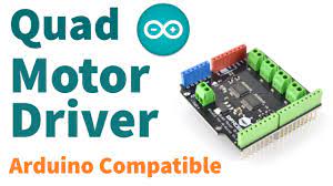 arduino compatible quad motor driver