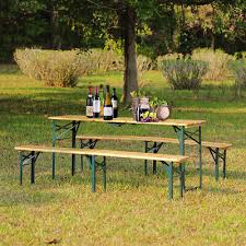 177cm Outdoor Beer Folding Table Bench