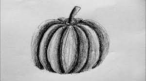 How to draw a simple pumpkin : 3d Art Drawing How To Draw A Pumpkin Youtube