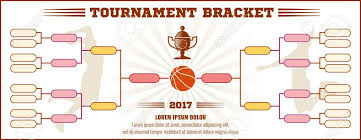 Basketball Tournament Bracket Vector Mockup Infographic Bracket