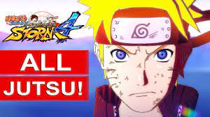 Naruto Shippuden Ultimate Ninja Storm 4 All Jutsu (ALL JUTSUS) - YouTube