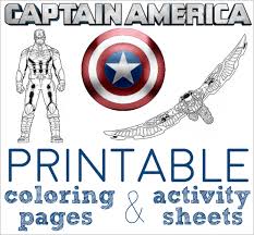 Coloring page new coloring pages of spider woman iron panda girl. Free Printable Captain America Coloring Pages And Activity Sheets