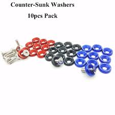 m6 anodized counter sunk sink washers