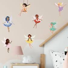 Colourful Fairy Wall Stickers Fairy