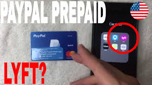 Here are the instructions for adding a prepaid card to the paypal app: Can You Use Paypal Prepaid Debit Mastercard On Lyft Youtube
