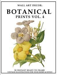 Wall Art Decor Botanical Prints Vol 4