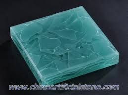 Aquamarine Sea Glass Bio Glass Slabs