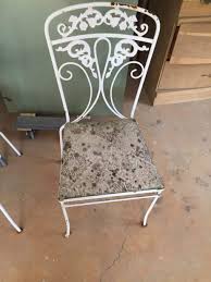 how to paint wrought iron furniture the