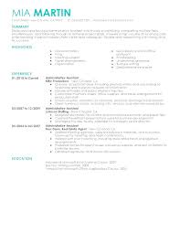 Administrative Assistant Resume Summary Examples Filename