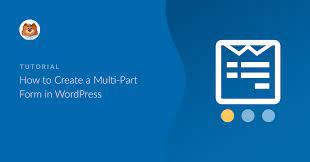 create a multi step form in wordpress
