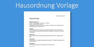 Download simple project plan templates in excel, word and pdf formats. Hausordnung Vorlage Schweiz Kostenlose Word Vorlage Vorla Ch