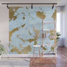 faux marble wall mural