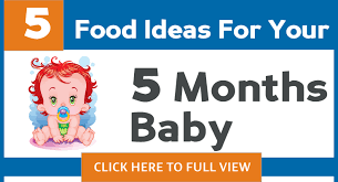 Top 5 Ideas For 5 Months Baby Food