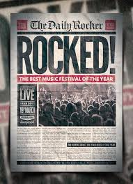 Grunge Newspaper Poster Template Vol 2 By Indieground On