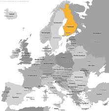 Mit uns haben sie glück ► betwinner1.com! Finnland In Europa Finnland Auf Der Europakarte