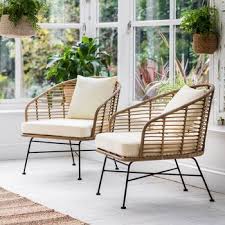 Bamboo Lounge Chair Set Of Two By Idyll