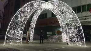 3d Xmas Decoration Lighted Giant